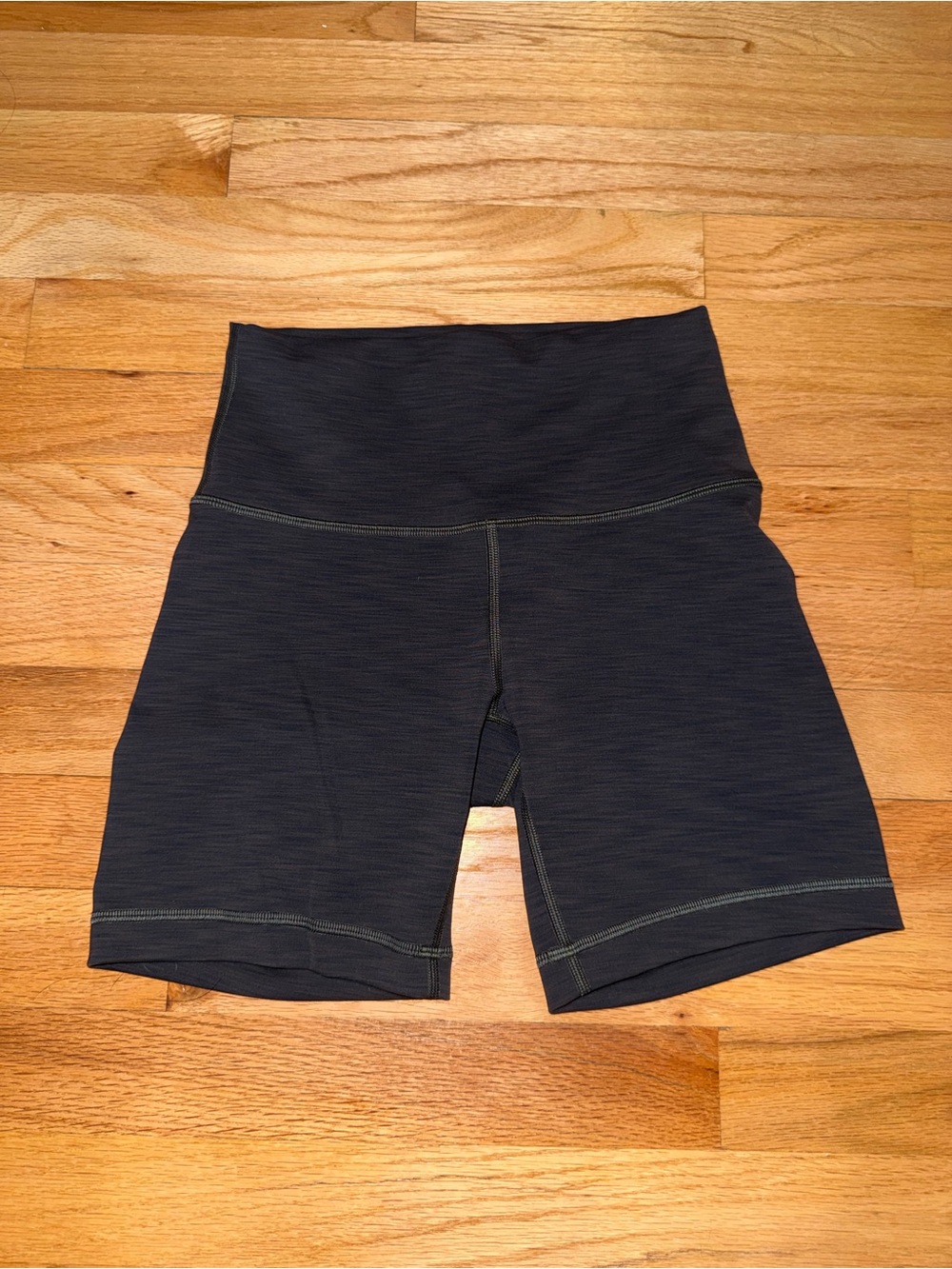 Lululemon Dark grey heather Wunder Train Biker Shorts